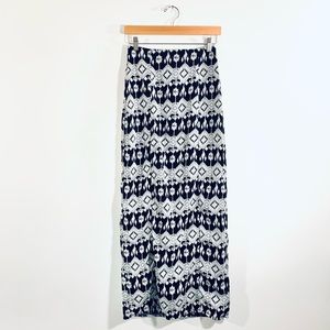 NEW Fashion Union Maxi Skirt in Geo Print